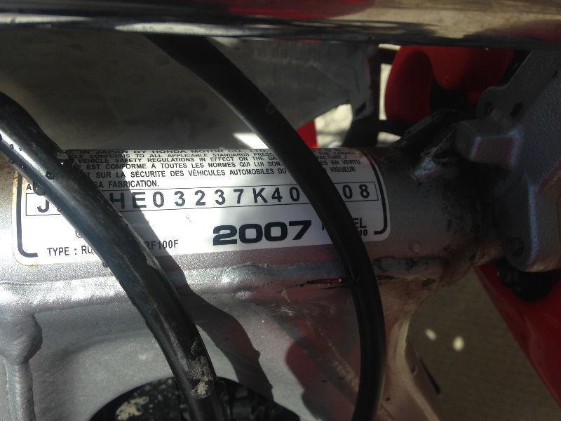 2007 Honda CRF100F FOR SALE