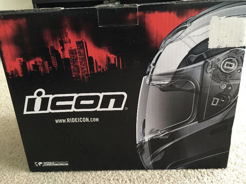 Brand new Icon motorcycle helmet for sale!