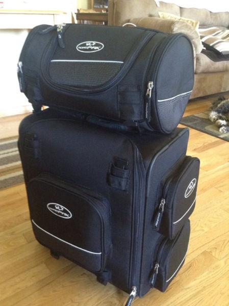 Motorcycle Travel Bag and Clothing