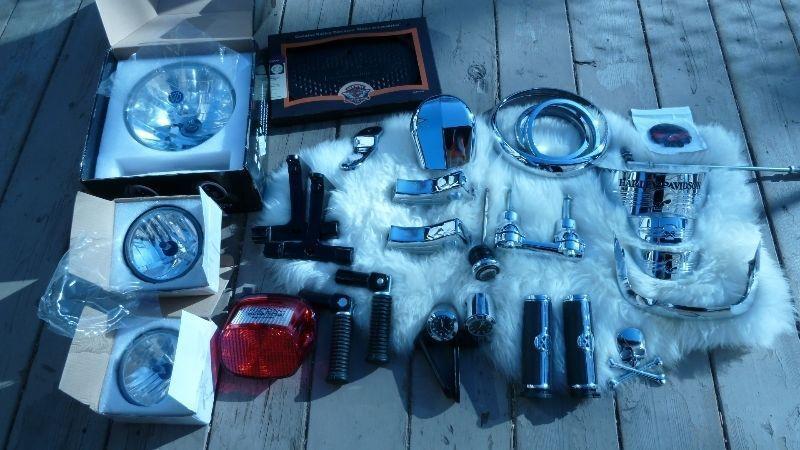 Harley Parts, Chrome Accessories, Trim, Windshield, Willie G
