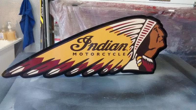 INDIAN MOTORCYCLE SIGNS