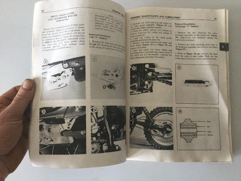 1977-1980 Suzuki PE175-400 Singles Shop Manual PE250C PE400T