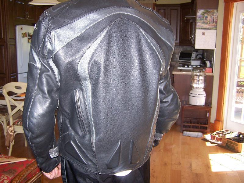 Riding lether jacket