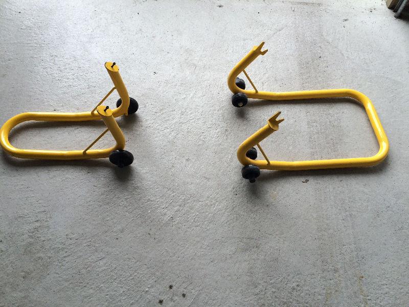 Front and Rear Motorcycle / Bike Stand