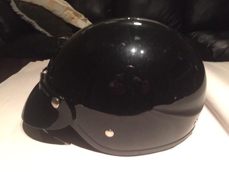 Motorcycle 3/4 Helmet with Visor For Sale
