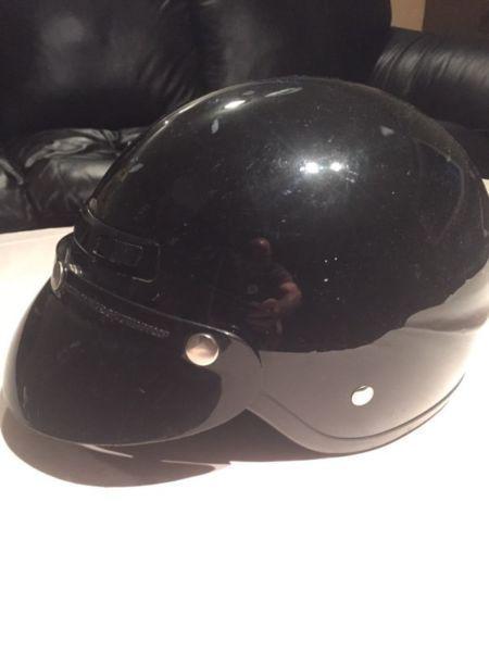 Motorcycle 3/4 Helmet with Visor For Sale