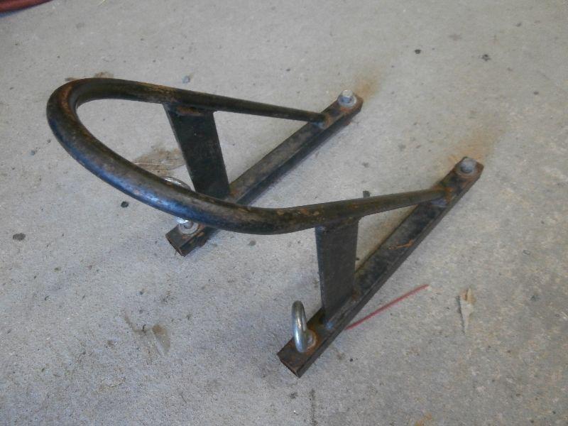 M/C Front Wheel Stand & Handlebars for Full Size Motorcycle $40