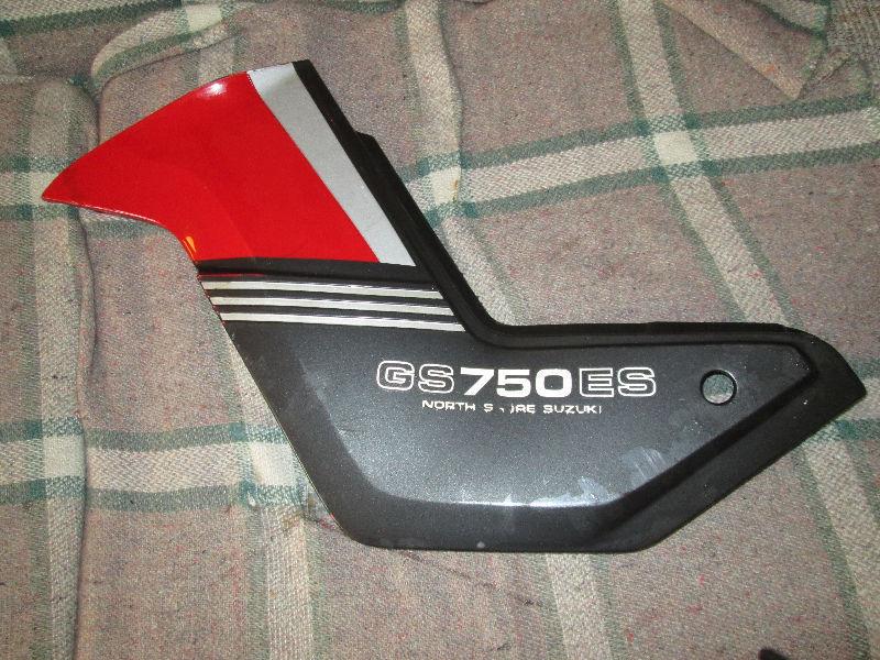 83 Suzuki GS750 ES L&R Side Covers