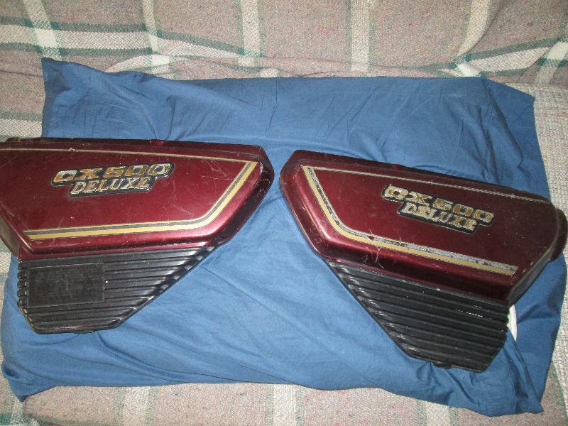 CX 500 Deluxe 79 Honda L&R Side Covers