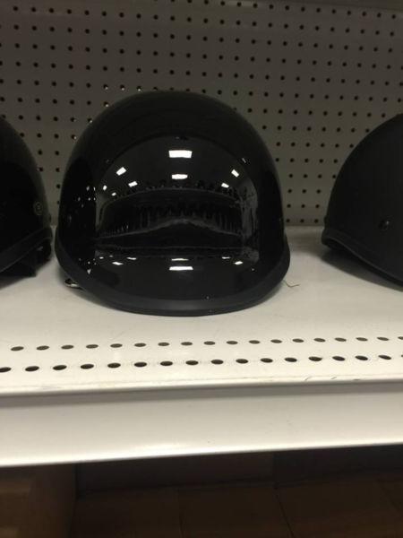 Super Lite Gloss Black Polo Helmet