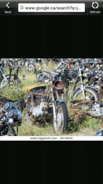 Wanted: Junk motorcycles