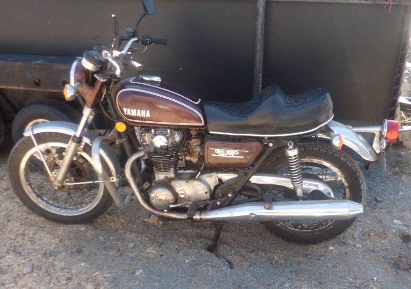 1974 Yamaha 650 OHC Motorcycle For Sale. (Collectors Bike)