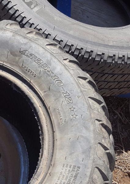 2 Dunlop atv tires for sale