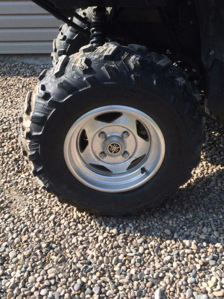 Wheels and Tires off Yamaha Grizzly