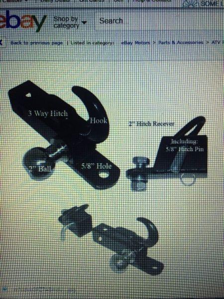 Wanted: CanAm Trailer Hitch