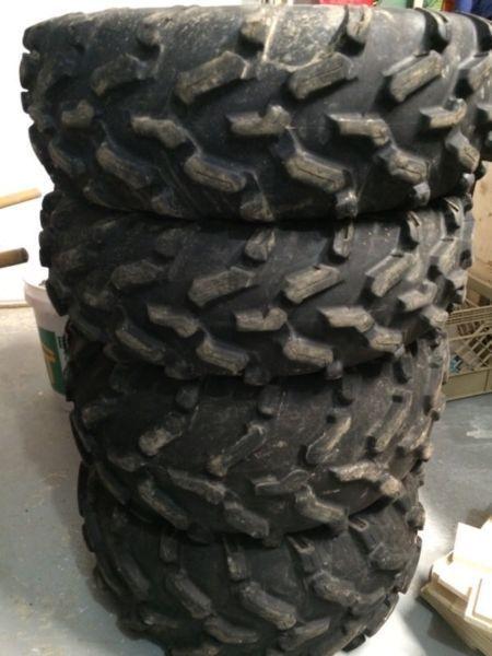 4 STOCK CAN AM OUTLANDER MAX XT TIRES FOR SALE