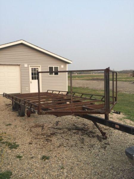 Selling a 20ft sled trailer with tilt