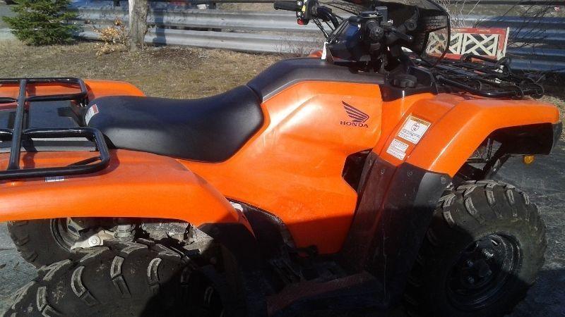 Almost new Honda Fourtrax for sale or trade