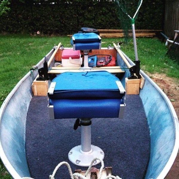 12 foot aluminum boat with 9.8hp mercury