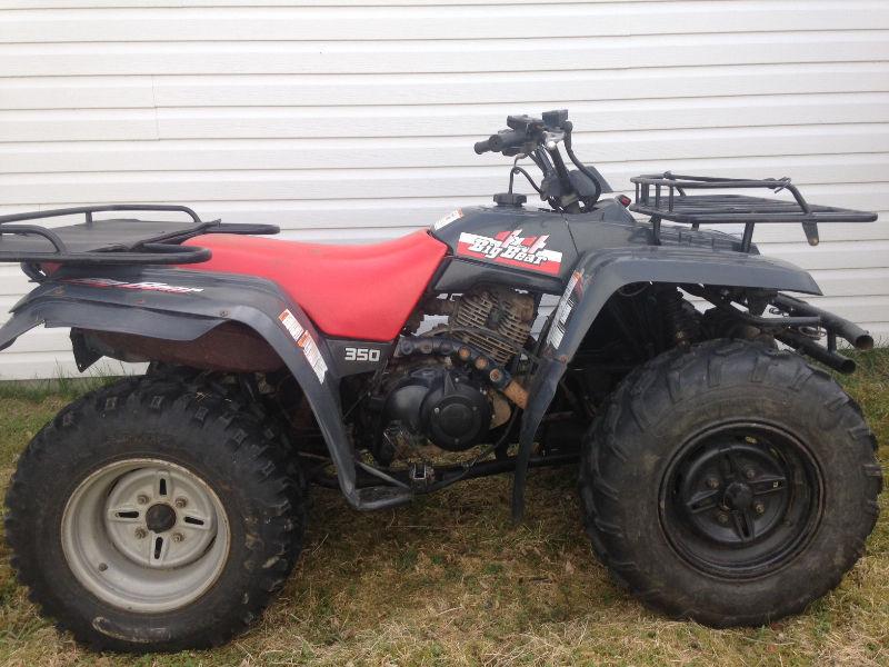 Honda 350 Big Bear Quad for sale