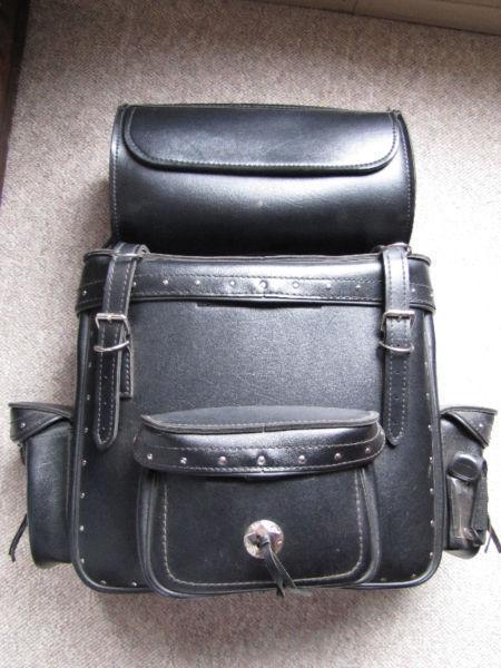 Large TourPack with studs for motorcycle