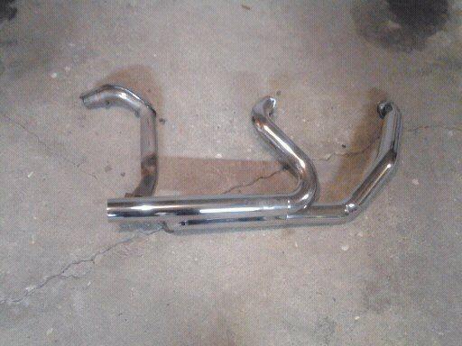$250 · Complete exhaust for 2009 and newer Harley Davidson Touri
