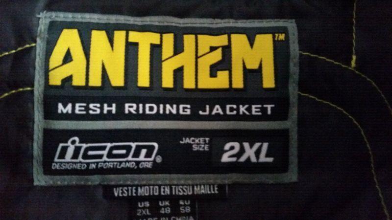 Icon Anthem Jacket Size XXL