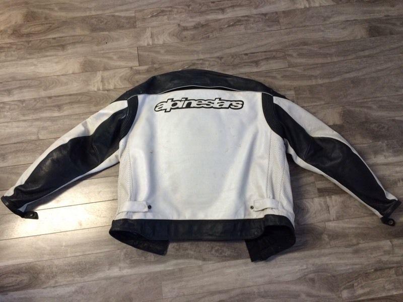 Alpine star leather bike jacket