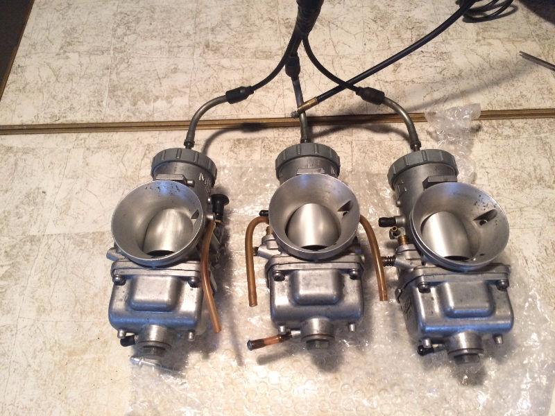 Snowmobile parts-Mikuni 48 mm carbs and track for sale