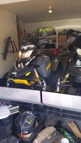 2 summit 800 and trailer for sale