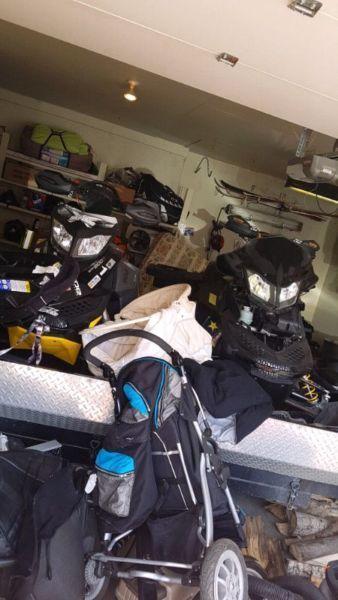 2 summit 800 and trailer for sale