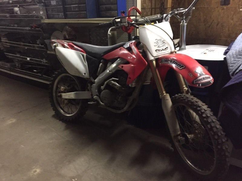 2004 crf 250r with papers