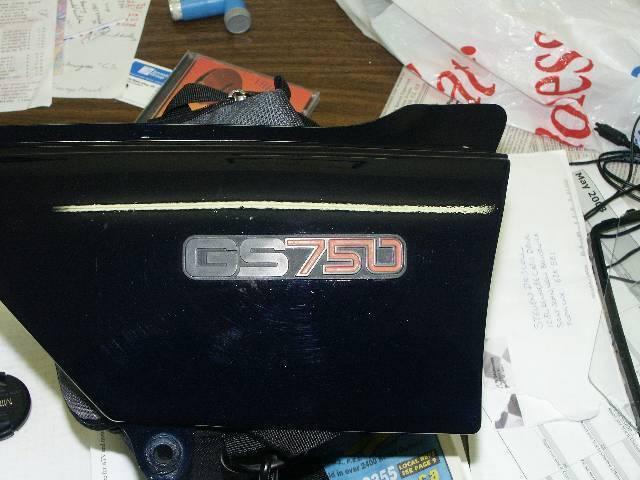 1978-80 Suzuki GS750: side cover