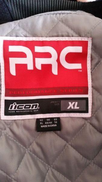ICON ARC Motorsport Leather Jacket