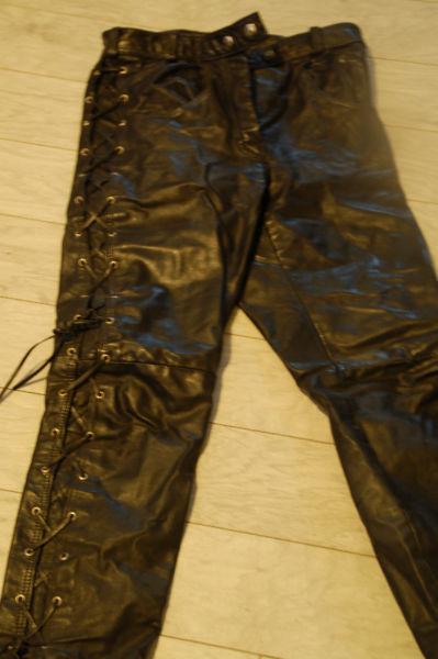 Leather Riding Pants and child's chaps