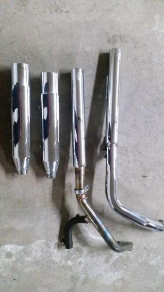 Harley exhaust system