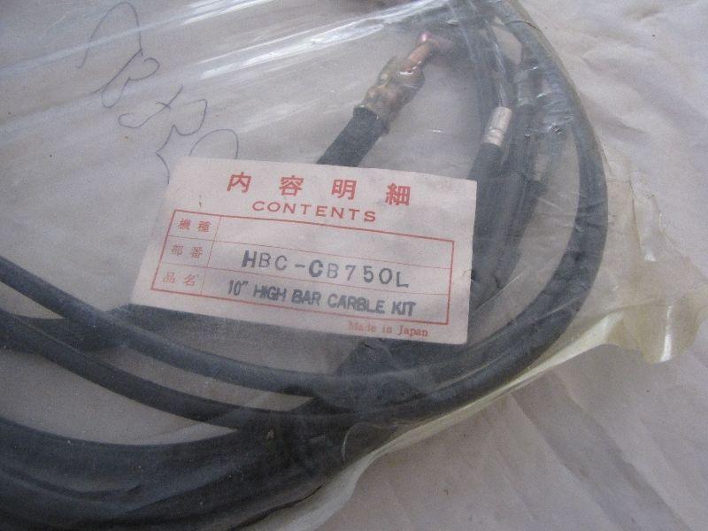 Honda CB750 four K0- K6 SOHC extendet Cable Kit