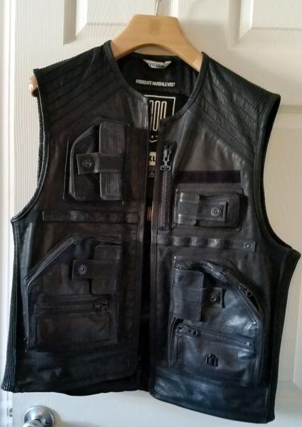 Icon Warchild Leather Vest XL