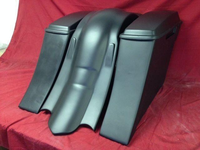 Down & Out Saddlebags and Fender for Harley