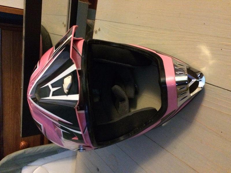 Pink Thor MX Helmet