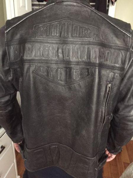 Men's Harley Davidson Black Leather Jacket