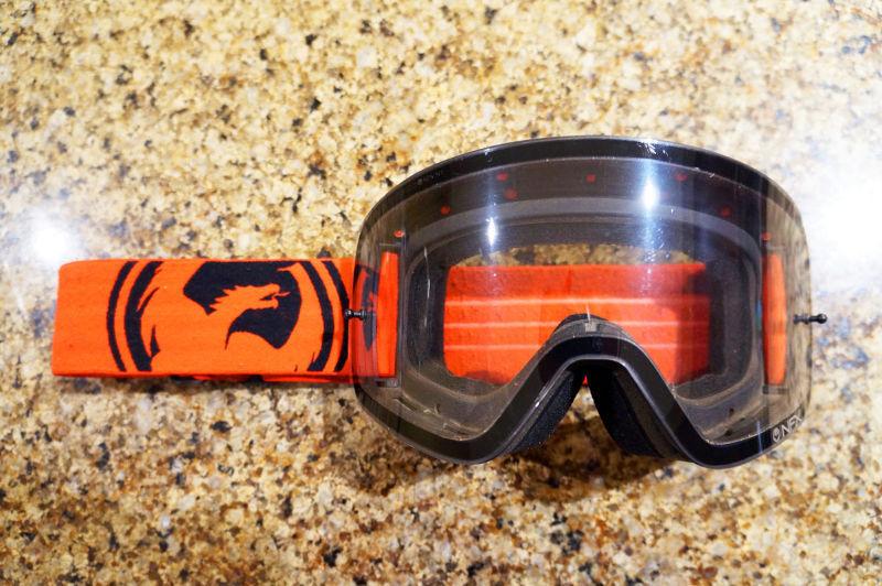Dragon NFX Motocross Goggles (Red)