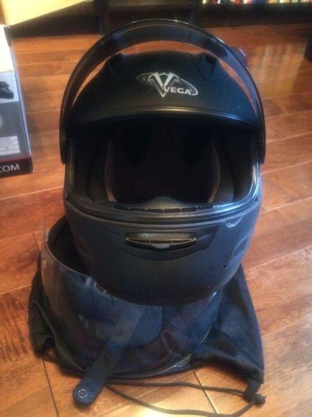 FULL FACE MOTORCYCLE HELMET (L) - USED ONCE - 150 OBO