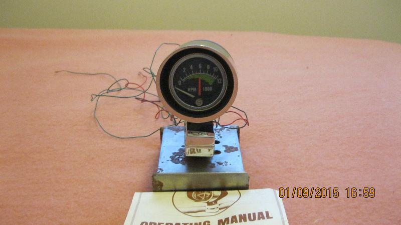 NOS 2 stroke tachometer to fit various motorcycles