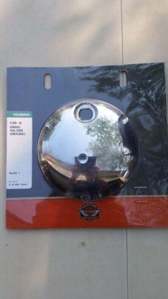 Stock touring fuel door