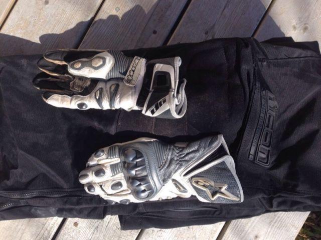 Motorcycle Helmet, pants, gloves, gear, parts, retro, vintage