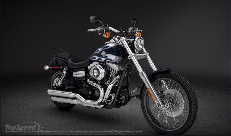 Stock 2013 Dyna Wide Glide Handle Bars