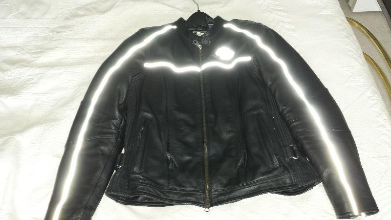 Harley Davidson Womens Large Leather Jacket