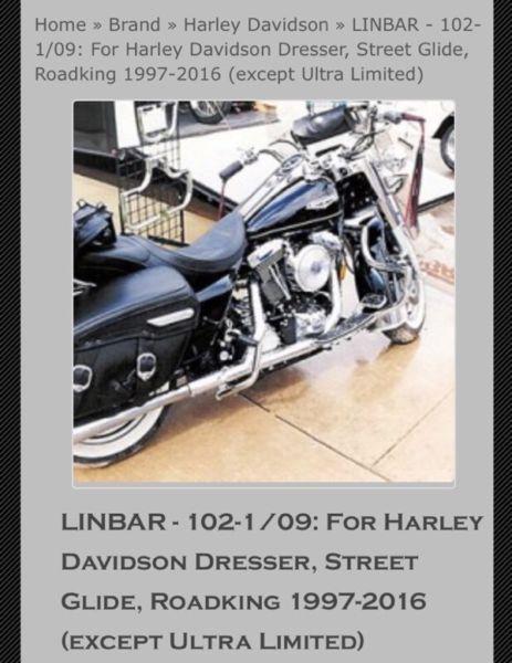Harley touring Lindby crash bar NEW in box