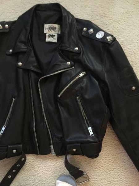 Vintage Men's Leather Parasuco Jacket - XL (approx size 46-48)